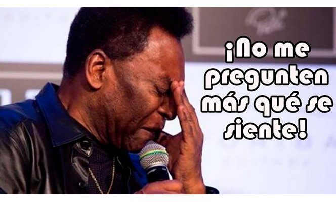 Meme 1: Pele, quien formó parte de tres selecciones brasileñas campeonas mundiales